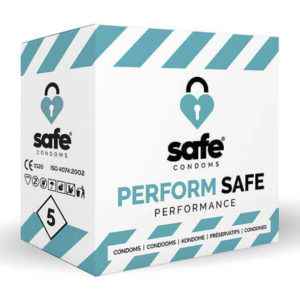 SAFE - Kondómy poskytujú bezpečný výkon (5 pcs)